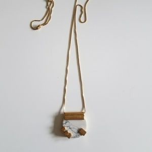 Madewell stonehold pendant necklace